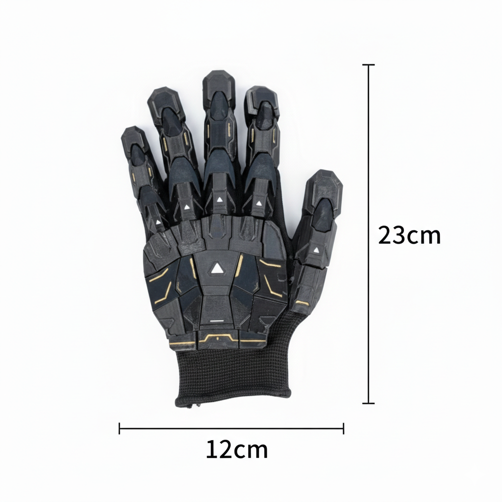 ZeeGlov Mecha Armor - Premium 3D Gothic Gloves