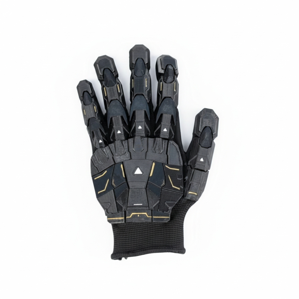 ZeeGlov Mecha Armor - Premium 3D Gothic Gloves