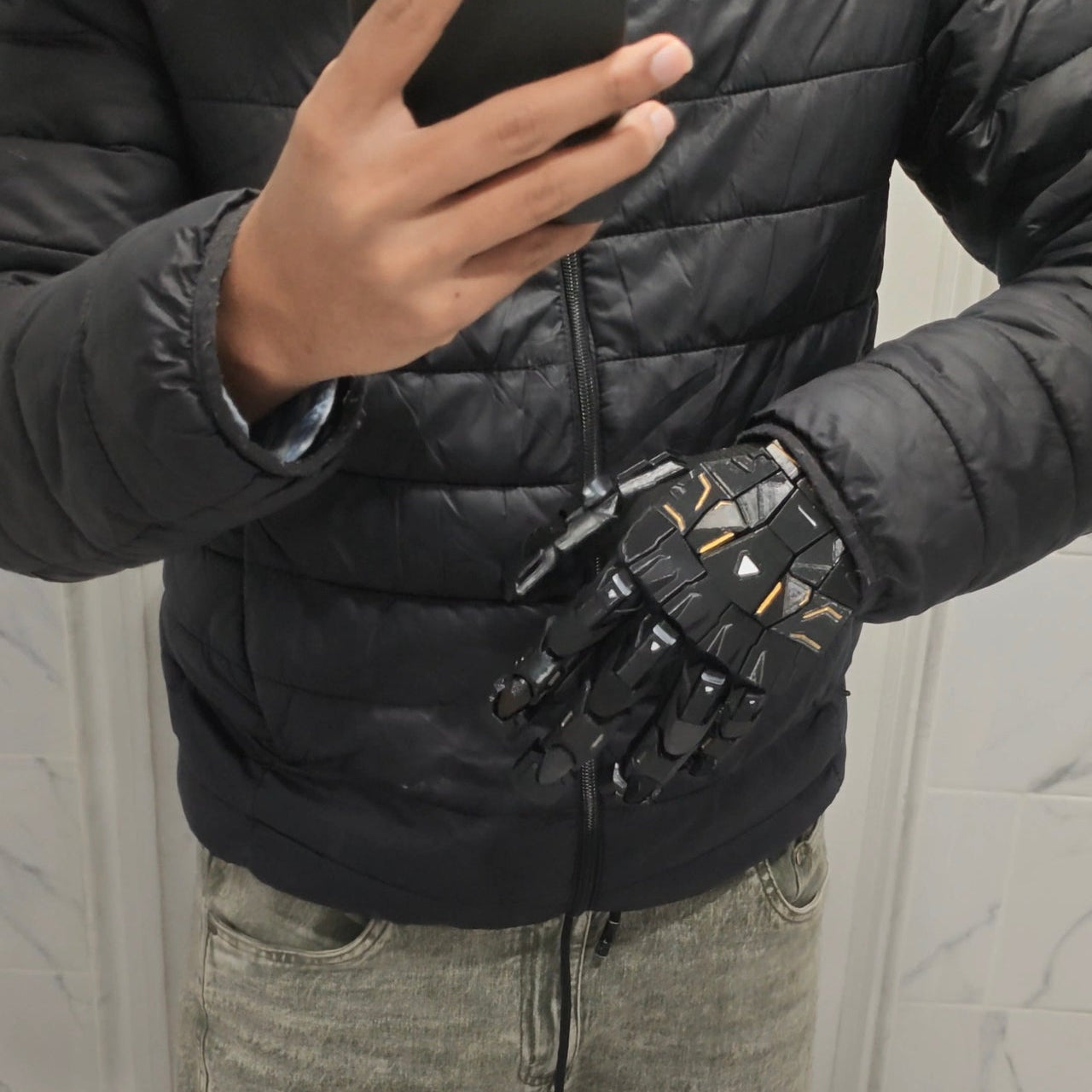 ZeeGlov Mecha Armor - Premium 3D Gothic Gloves
