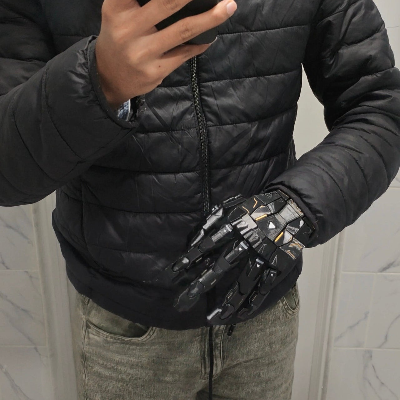 ZeeGlov Mecha Armor - Premium 3D Gothic Gloves
